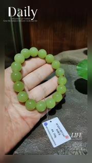 这串葡萄玉手串,是真玉还是玻璃珠? 支持全国鉴定的和田玉手串,尽显你